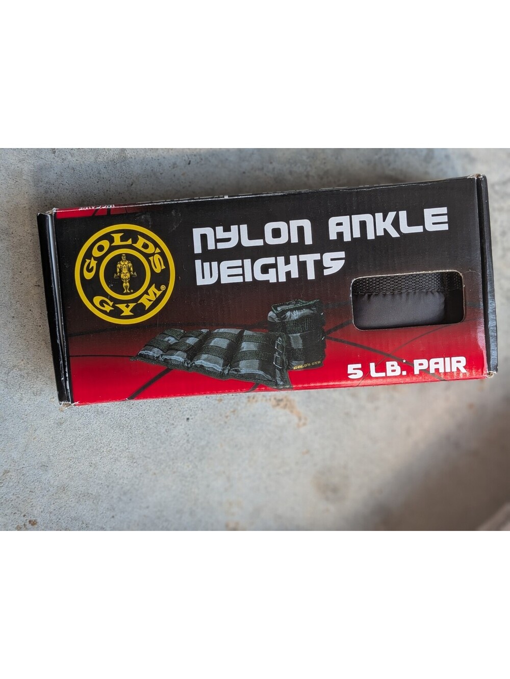 Gold's Gym Nylon Ankle Weights 5 lb Pair